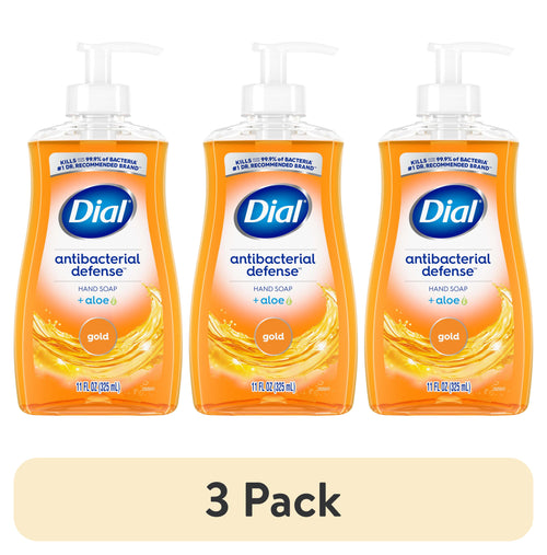 (3 pack) Dial Antibacterial Liquid Hand Soap, Gold, 11 fl oz EasyOptionXY LLC