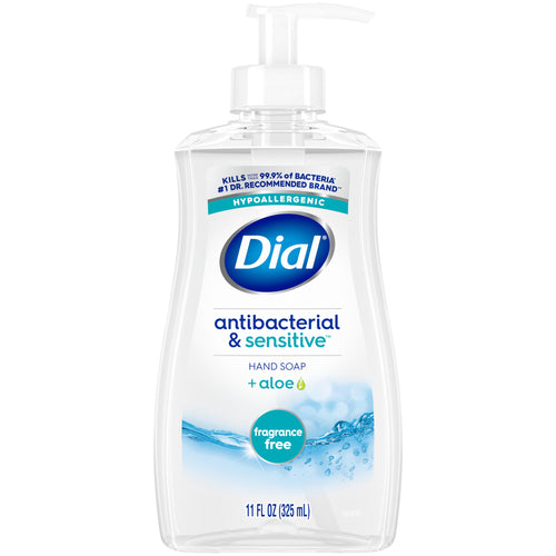 Dial Liquid Hand Soap, Antibacterial & Sensitive, Fragrance Free, 11 fl oz EasyOptionXY LLC