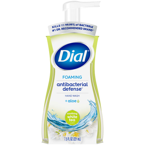 Dial Antibacterial Foaming Hand Wash, Soothing White Tea, 7.5 fl oz EasyOptionXY LLC