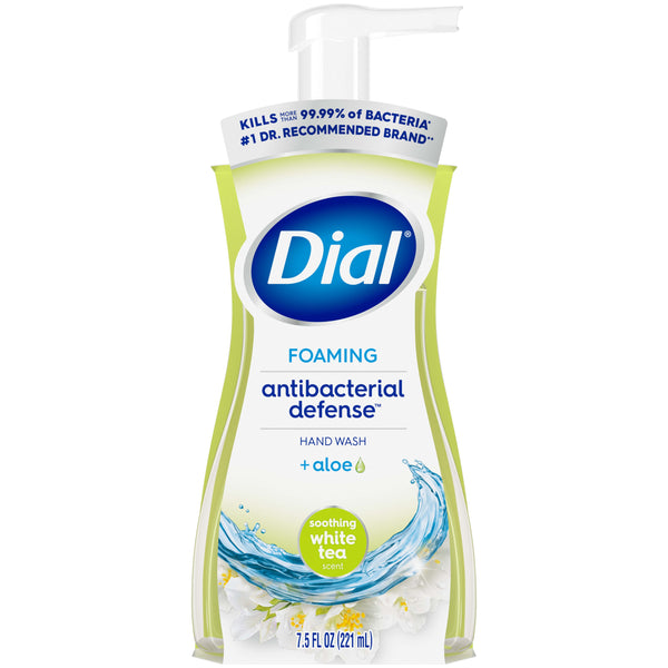 Dial Antibacterial Foaming Hand Wash, Soothing White Tea, 7.5 fl oz EasyOptionXY LLC