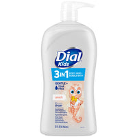 Dial Kids 3-in-1 Body+Hair+Bubble Bath, Peach, 32 fl oz EasyOptionXY LLC