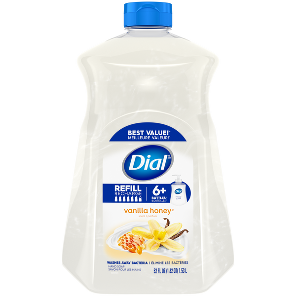 Dial Liquid Hand Soap Refill, Vanilla & Honey, 52 Ounce EasyOptionXY LLC