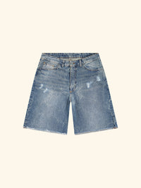 DIALLO DISTRESSED DENIM SHORT DIALLO