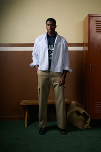 DIALLO CLASSIC STRIPE OXFORD SHIRT DIALLO