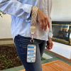 SaveTheGirls SaveTheGirls Clip & Go Strap w/RFID Pouch Diamond Pattern