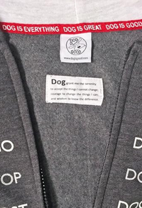 Dog is Good Dog is Good Zip Hoodie: Dog Codependent