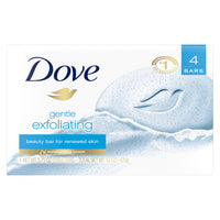 Dove Beauty Bar Women's Bath Soap Gentle Exfoliating Renews Soft Smooth Skin, 3.75 oz 4 Bars EasyOptionXY LLC