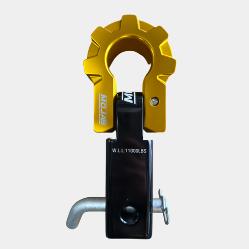 2'' Aluminum Hitch Receiver with Aluminum D-Shackle 9T (LIFETIME WARRANTY) MOJAB OFFROAD