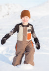 Waterproof Snow bib for youth and toddler Keep the Littles Wild