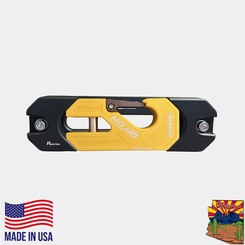 Aluminum Recessed Winch Shackle with Fairlead Kit, closed latch (LIFE TIME WARRANTY*) MOJAB OFFROAD