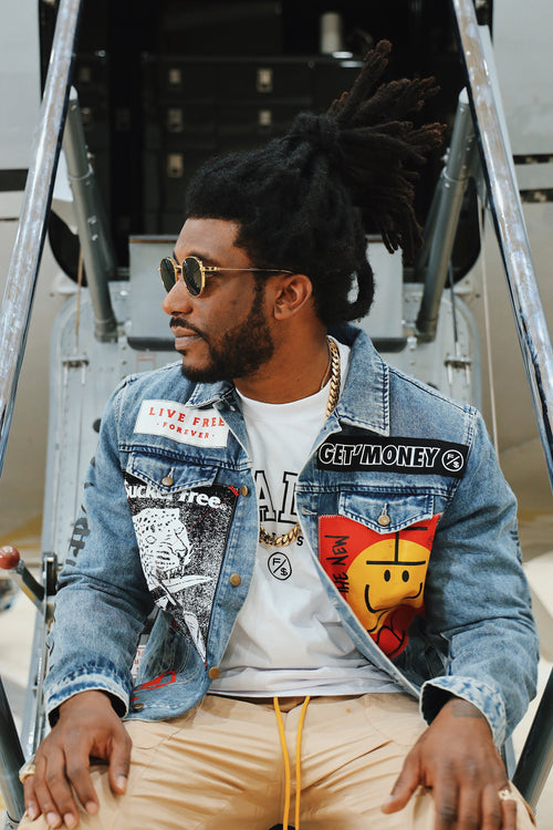 New Rich Denim Jacket (Denim) Fly Supply Co