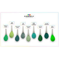 Neon Green Epoxy Powder Pigment UltraClear Epoxy