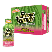 Strawberry Watermelon Flavor Extra Strength 5-hour ENERGY Shots 5-hour Energy