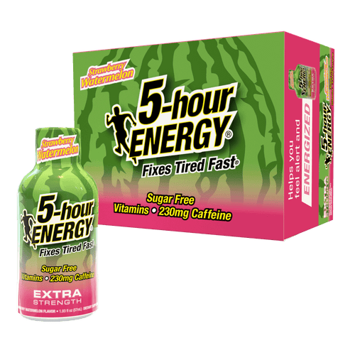 Strawberry Watermelon Flavor Extra Strength 5-hour ENERGY Shots 5-hour Energy