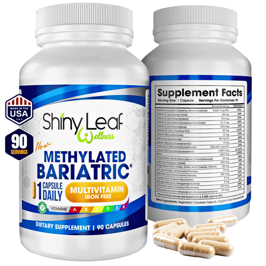 Shiny Leaf Shiny Leaf Methylated Bariatric Multivitamin Without Iron