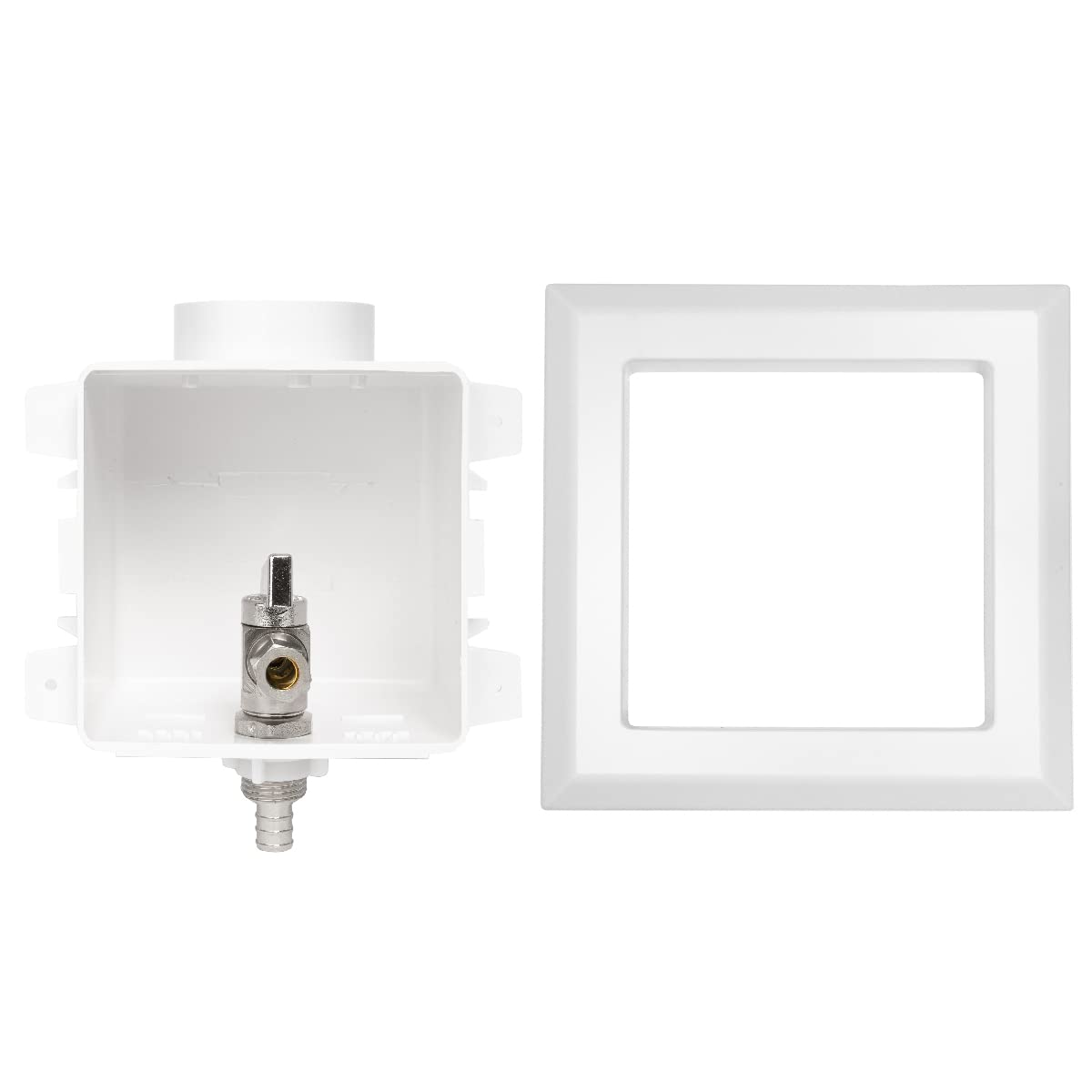 1/2" PEX Crimp (F1807) Inlet, Toilet Outlet Box, 3/4" OD Compression Outlet Connection