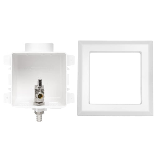 1/2" PEX Crimp (F1807) Inlet, Toilet Outlet Box, 3/8" OD Compression Outlet Connection Plumbingsell