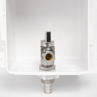 1/2" PEX Crimp (F1807) Inlet, Toilet Outlet Box, 3/8" OD Compression Outlet Connection Plumbingsell