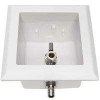 1/2" PEX Crimp (F1807) Inlet, Toilet Outlet Box, 3/8" OD Compression Outlet Connection Plumbingsell