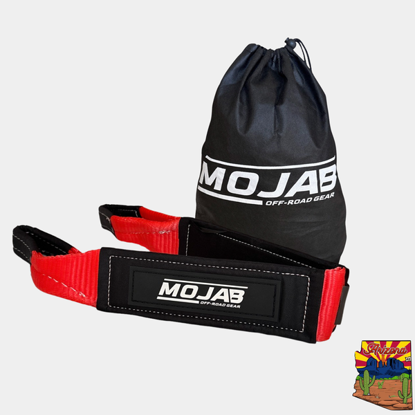 3'' x 4' Short Strap / Winch Strap (Lifetime Warranty) MOJAB OFFROAD