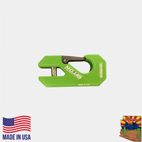 Aluminum winch shackle, closed latch (LIFE TIME WARRANTY*) MOJAB OFFROAD