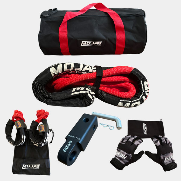 Prime Recovery Kit (6 items +2 Storage bags + 1 Velcro Tape) *Lifetime Warranty MOJAB OFFROAD