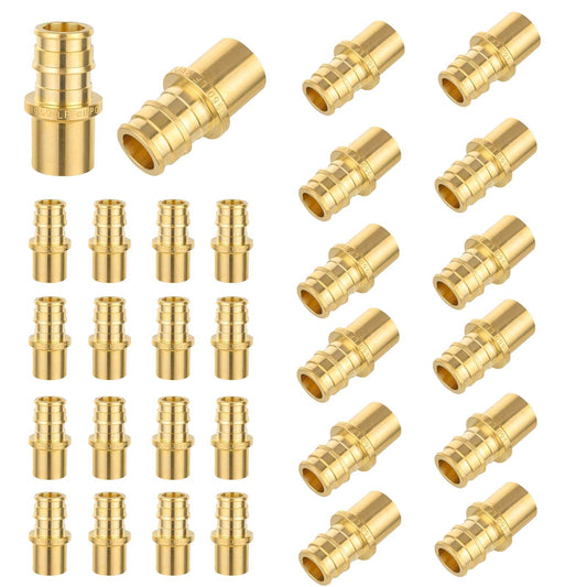 30 Pcs PEX A Expansion 3/4" PEX x 1" Male Sweat F1960 Adapter Wholesale