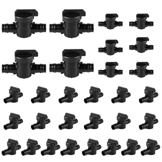 30 Pcs PEX A Expansion 1/2" PPSU Ball Valve (Lead Free) Wholesale