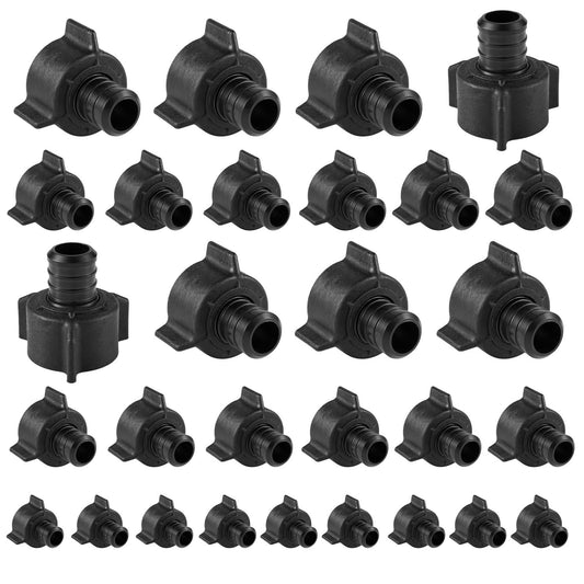 30 Pcs PEX-B Crimp 3/4" PPSU Swivel Adapter