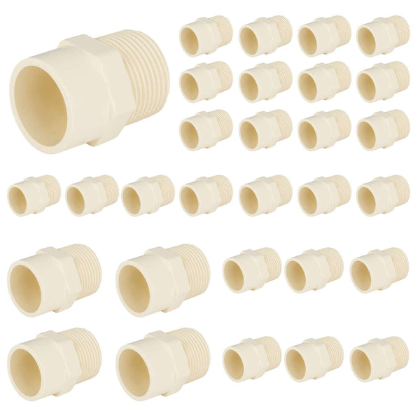 30 Pcs 1" CTS CPVC Male Adapter (MIPT x Socket)