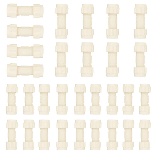 30 Pcs 1/2" CPVC Compression Coupling