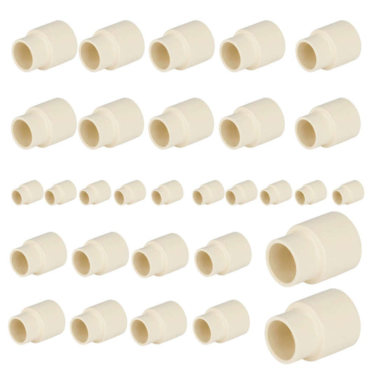 30 Pcs 3/4" x 1/2" CPVC CTS Reducer Coupling (Socket)