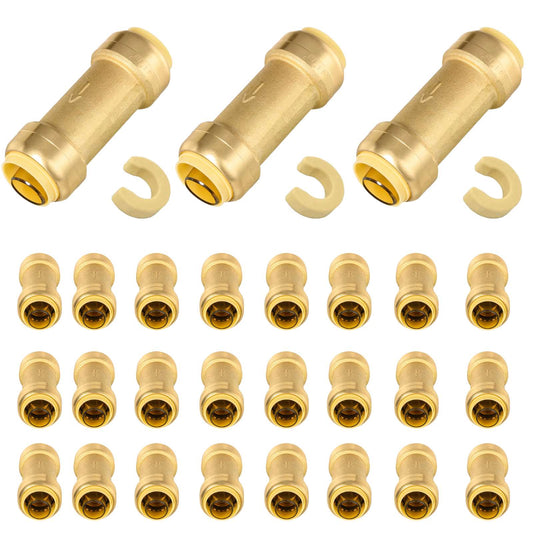 30 Pcs 3/4" Push Fit Check Valve