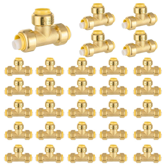 30 Pcs 3/4" Push Fit Tee