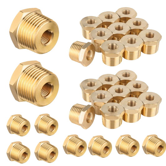 30 Pcs 1/2" M x 3/8" F NPT Connector