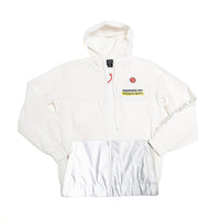 Happy Pockets Windbreaker Zip-Up Jacket (White) Fly Supply Co