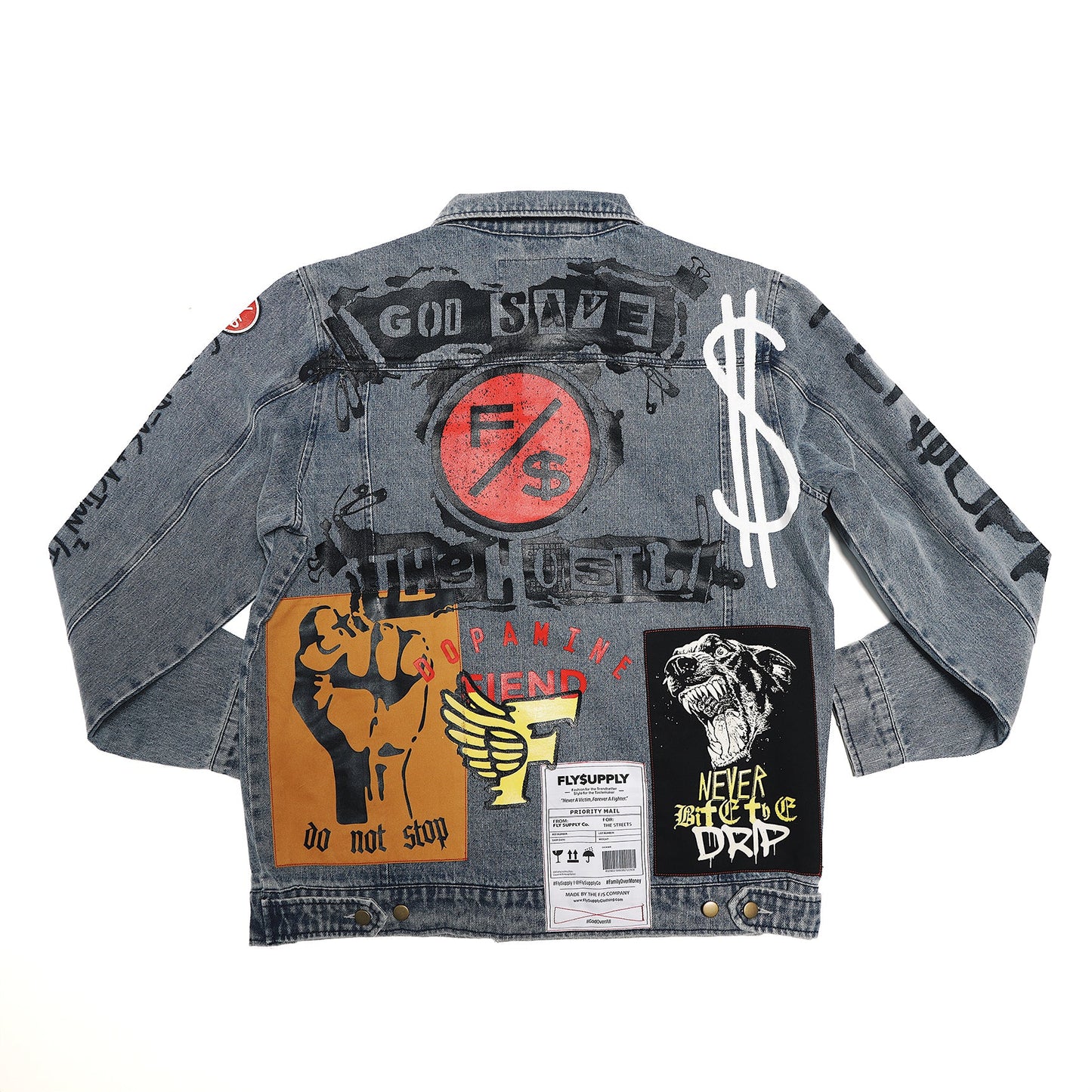 Fly Supply Co Fly Supply Co New Rich Denim Jacket (Denim)