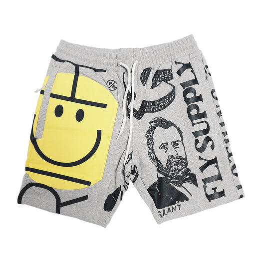 Fly Supply Co Fly Supply Co New Rich Sweatshorts (Heather Grey)