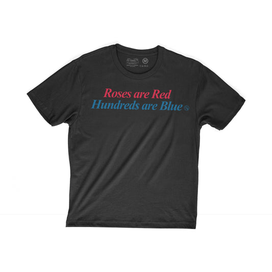 Hundreds Are Blue (Black - Oversize)
