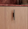 Dark Bronze "Facet" Drawer Pulls Euro • Knobs
