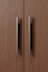 Dark Bronze "Facet" Drawer Pulls Euro • Knobs