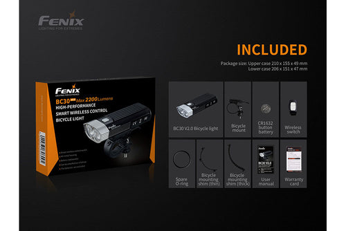 Fenix BC30 V2 LED Bike Light Fenix Store
