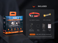 Fenix HM65R-DT Trail Running LED Headlamp Fenix Store