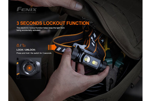 Fenix HM70R Rechargeable LED Headlamp - 1600 Lumens Fenix Store