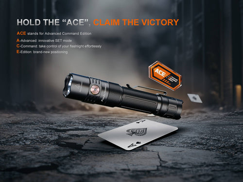 Fenix PD35R ACE Multi-mode Tactical Flashlight + FREE CL01 Mini Lantern Fenix Store