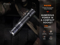 Fenix PD35R Compact Rechargeable Tactical Flashlight Fenix Store