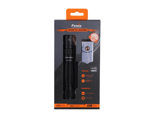 Fenix PD36R Pro 2800 Lumen Flashlight + FREE E03R V2 Keychain Light Fenix Store