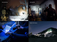 Fenix TK35R Rechargeable High-Performance Tactical Flashlight with UV Output Fenix Store