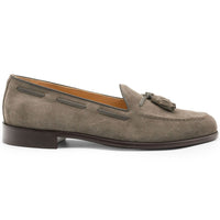 Zelli Italia 16-583-TPE FRANCO Suede Calfskin Tassel Loafer, Taupe