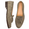 Zelli Italia 16-583-TPE FRANCO Suede Calfskin Tassel Loafer, Taupe